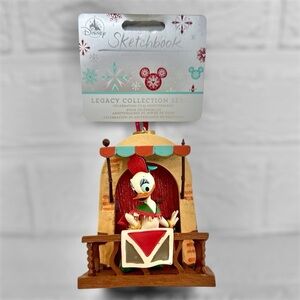 New Disney Sketchbook Legacy Daisy Duck Holiday Ornament